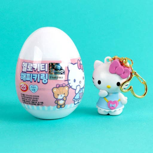 Sanrio Happy Hello Kitty Figure Key Ring Random Capsule
